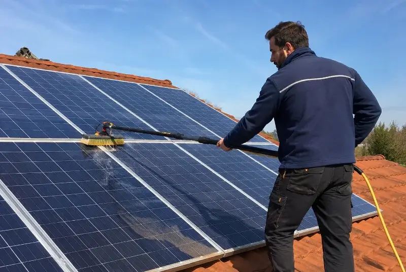 Nettoyage et entretien de panneaux solaires à Melle